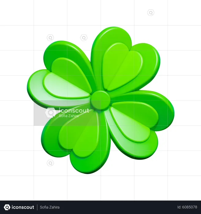 Clover  3D Icon