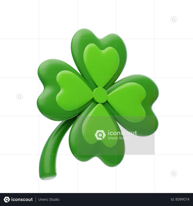 Clover  3D Icon