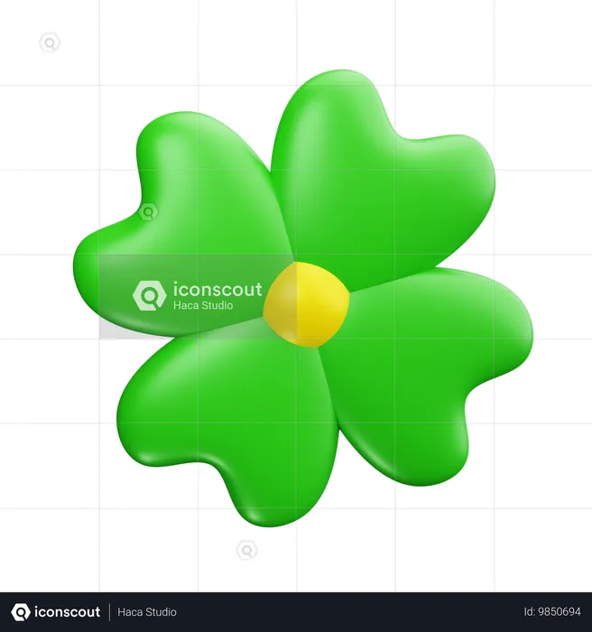 Clover  3D Icon