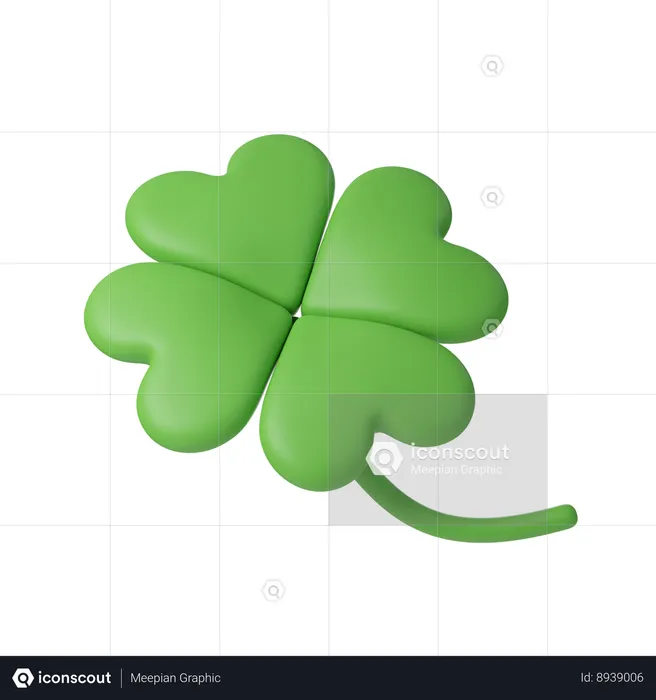 Clover Leaf  3D Icon