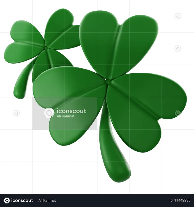 Clover Leaf  3D Icon