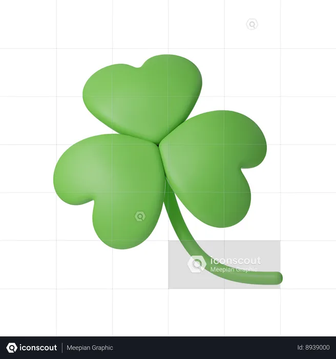 Clover Leaf  3D Icon