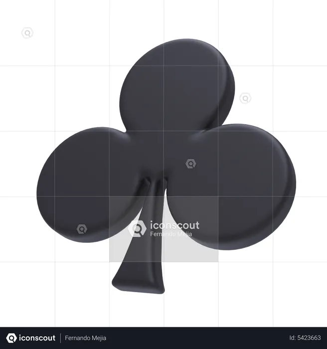 Clover Symbol  3D Icon