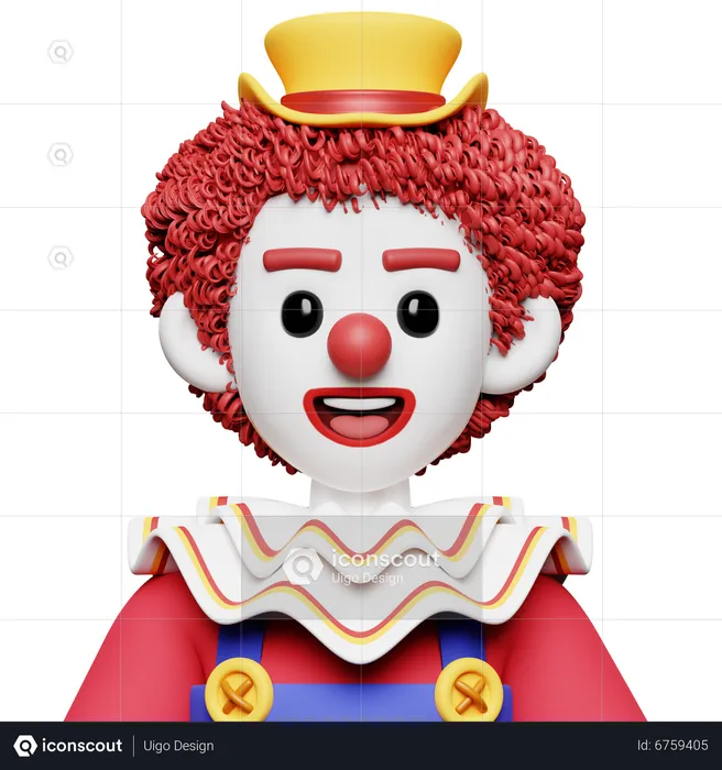 Clown  3D Icon