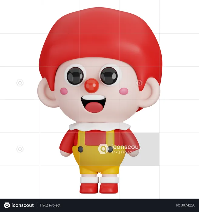 Clown  3D Icon