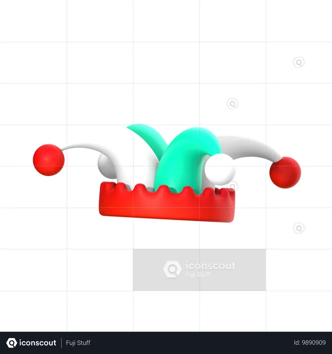 Clownhut  3D Icon