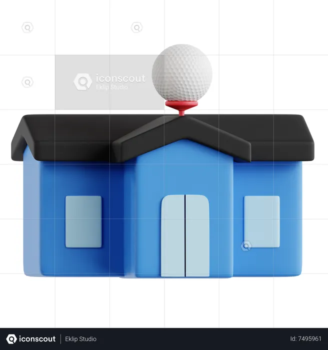 Club de Golf  3D Icon