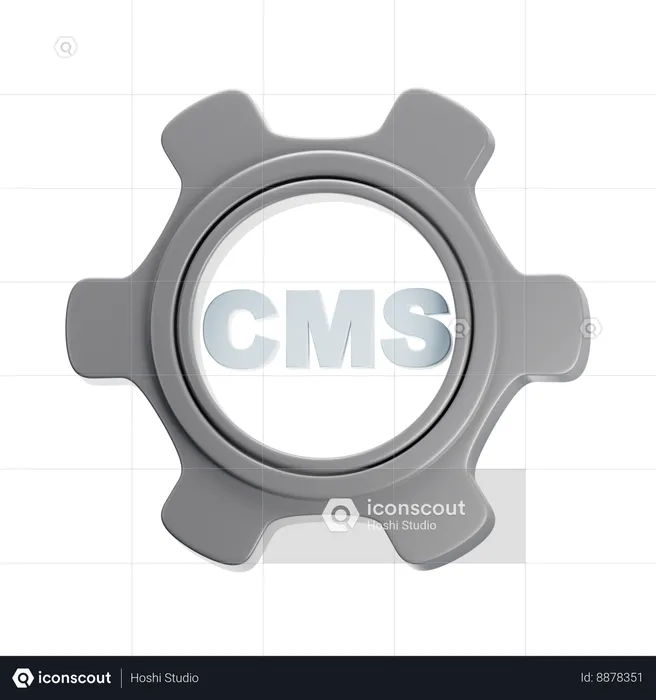 Cms  3D Icon