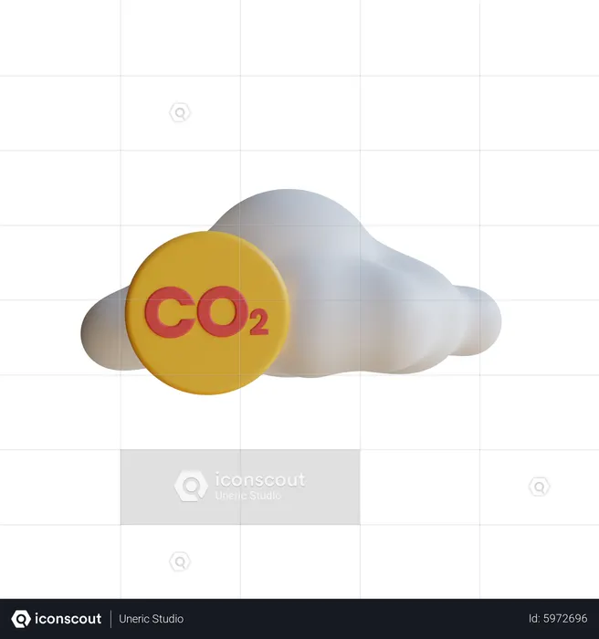 Co 2  3D Icon