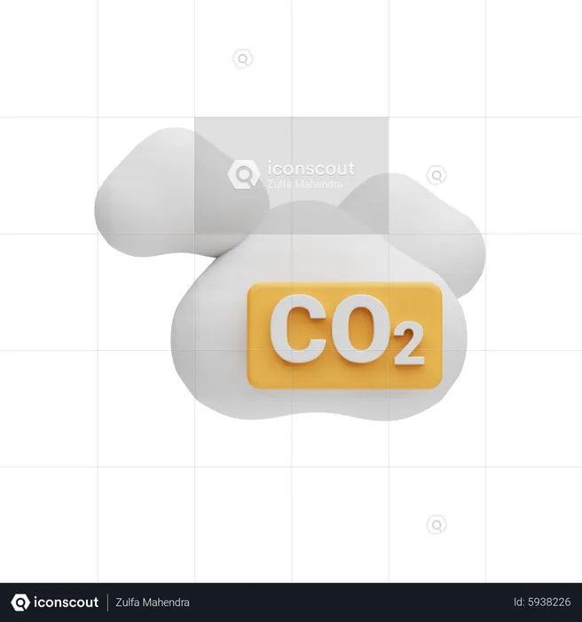 Co 2  3D Icon