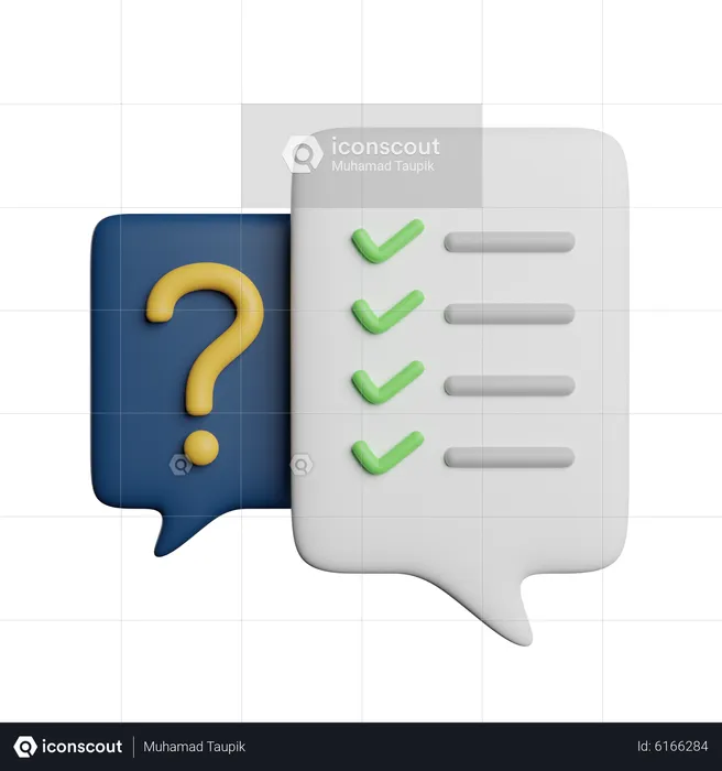 Coaching Consultation List  3D Icon