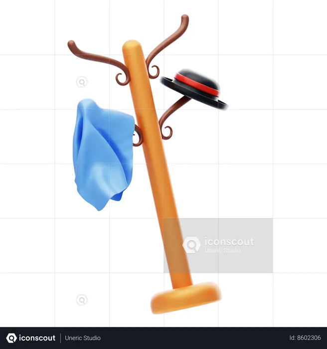 Coat Stand  3D Icon