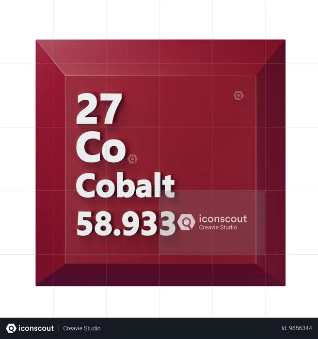 Cobalt  3D Icon