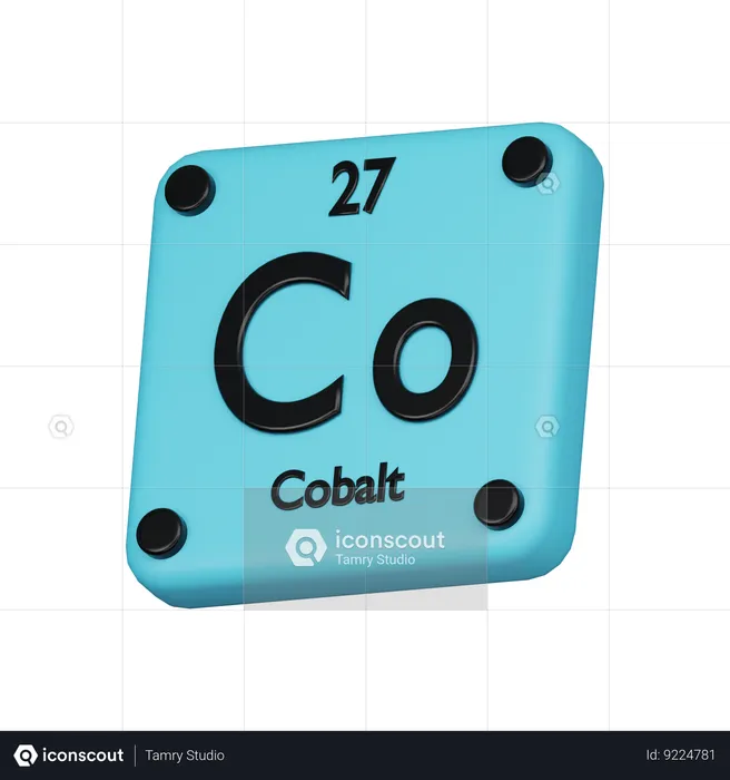 Cobalto  3D Icon