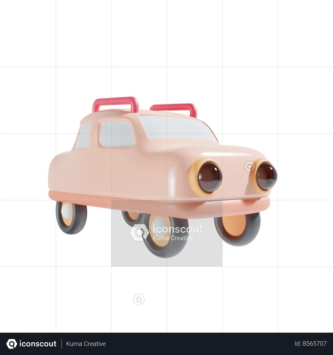 Auto  3D Icon