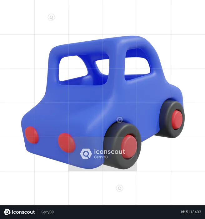 Coche de juguete  3D Icon