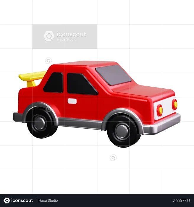 Carro deportivo  3D Icon