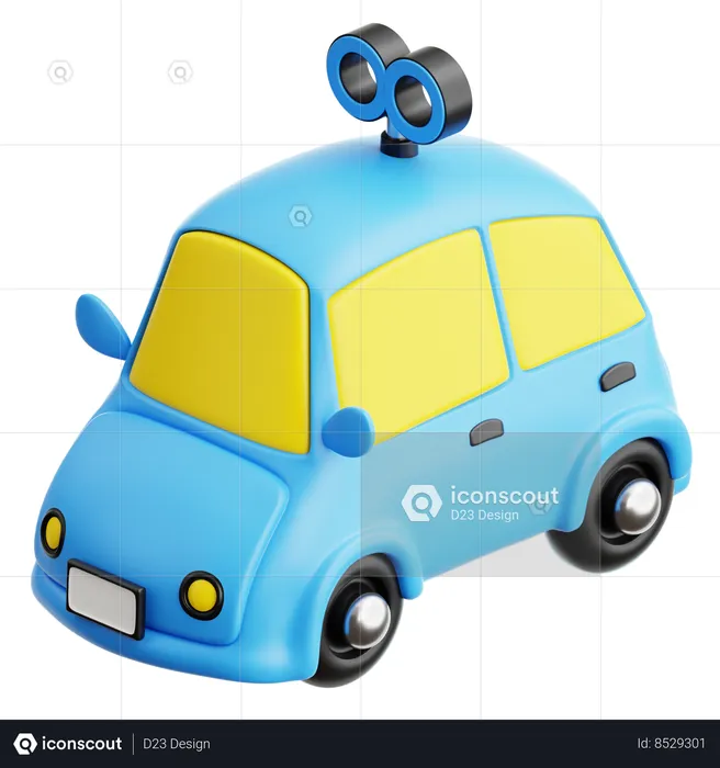 Coche de juguete  3D Icon