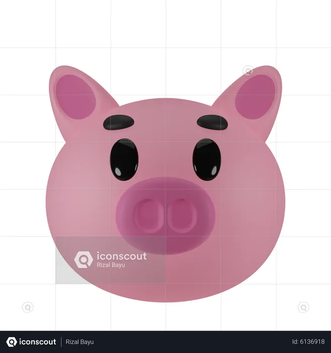 Cochon  3D Icon