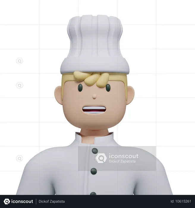 Cocinero  3D Icon