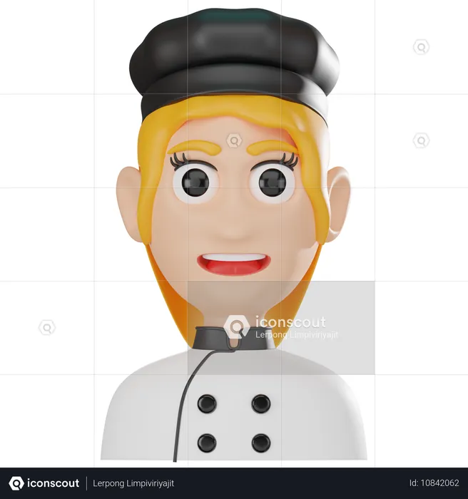 Cocinero  3D Icon