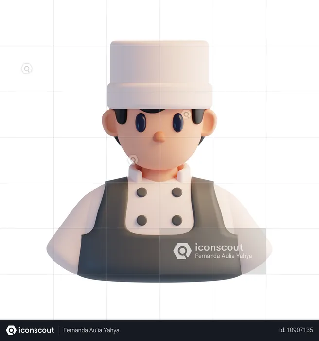 Cocinero  3D Icon