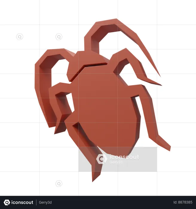 Cockroach  3D Icon