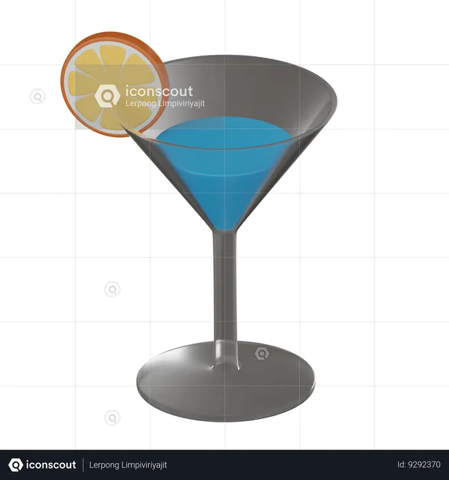 Cocktail  3D Icon