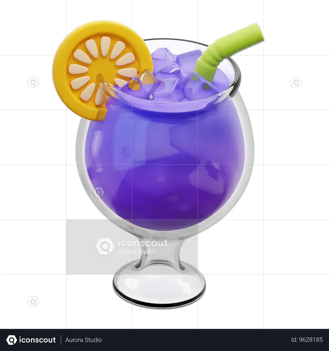 Cocktail  3D Icon