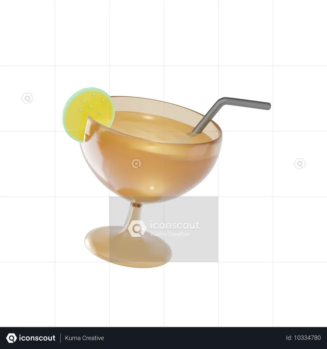 Cocktail  3D Icon