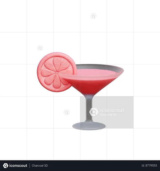 Cocktail  3D Icon