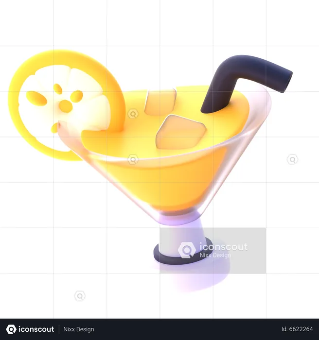 Cocktail  3D Icon