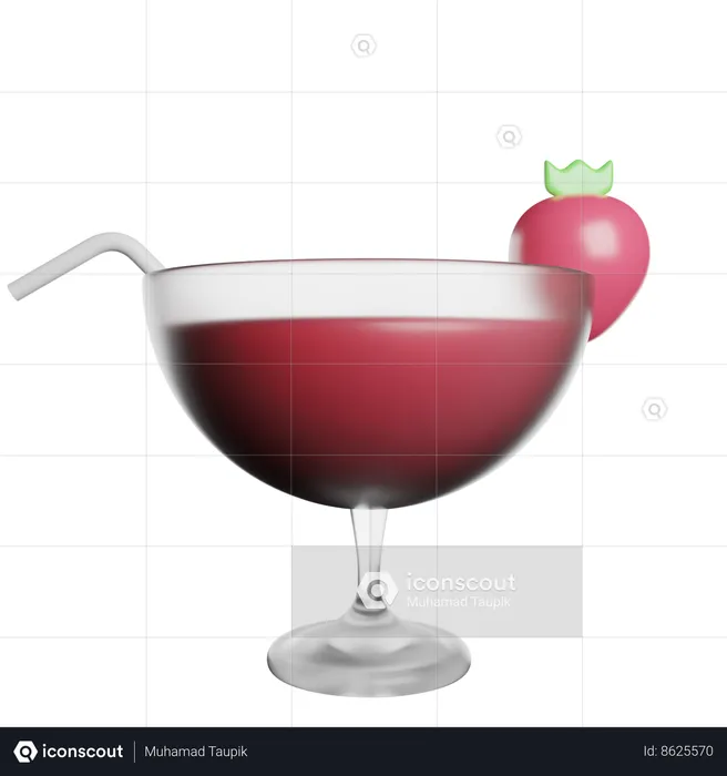 Cocktail  3D Icon