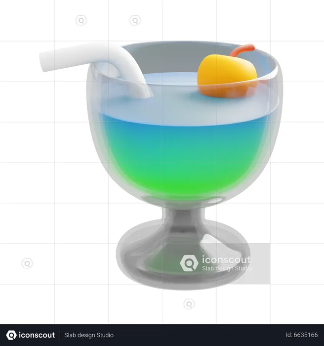 Cocktail  3D Icon