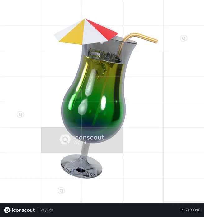 Cocktail  3D Icon