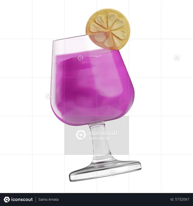 Cocktails sans alcool  3D Icon