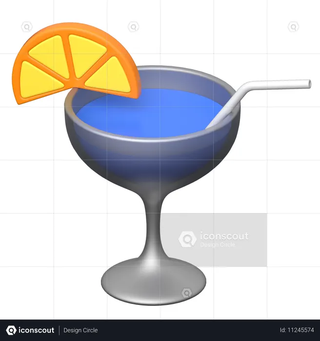 칵테일  3D Icon