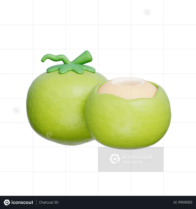 Coconut  3D Icon