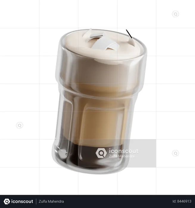 Coconut Coffee  3D Icon