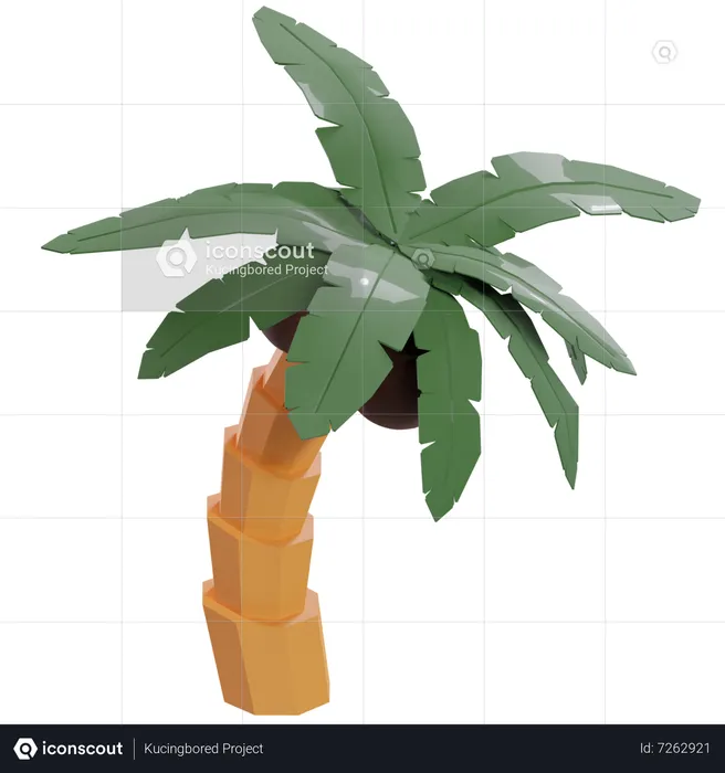 COCONUT TREE  3D Icon