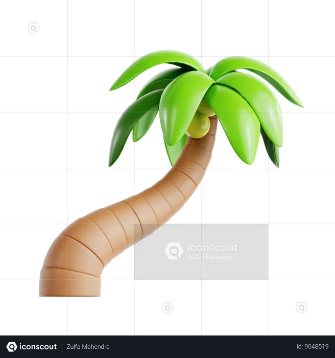 Coconut Tree  3D Icon