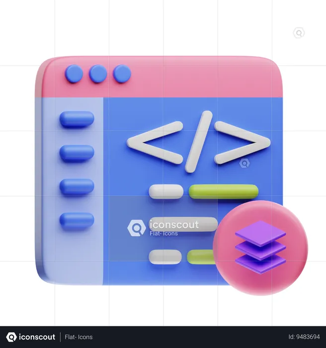 Code Compiler  3D Icon
