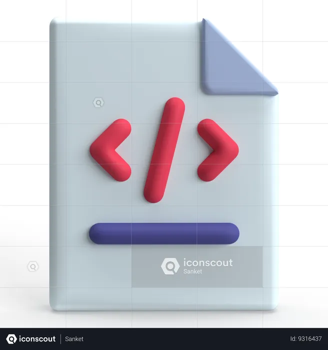 Code File  3D Icon