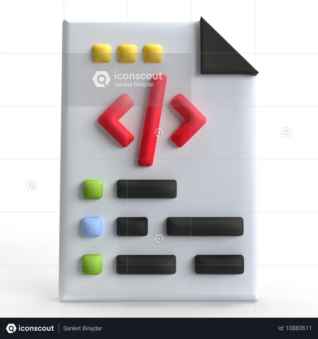 Code File  3D Icon