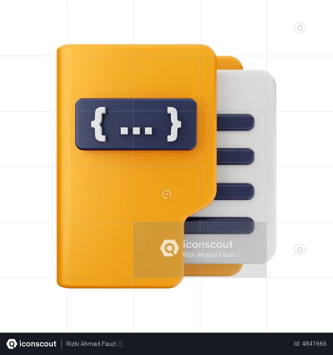 Code Folder  3D Icon