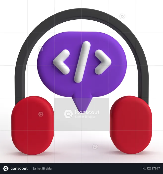 Code Message  3D Icon