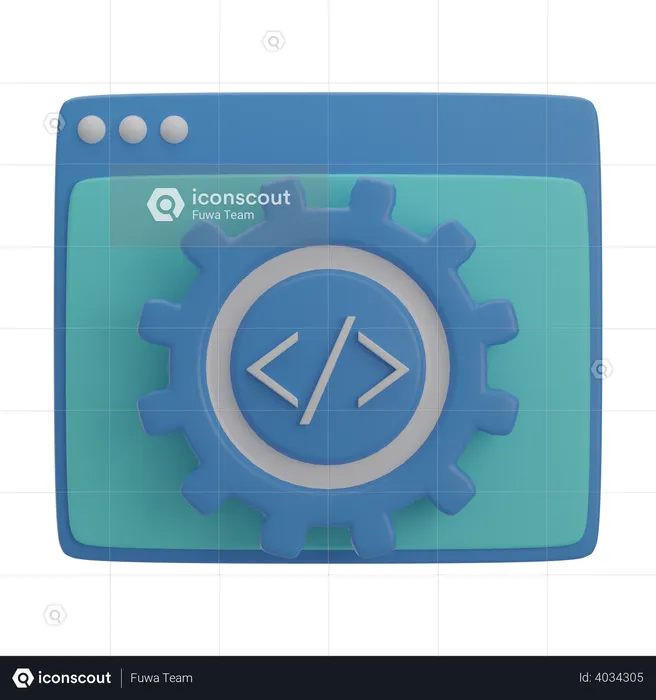 Code Optimization  3D Icon