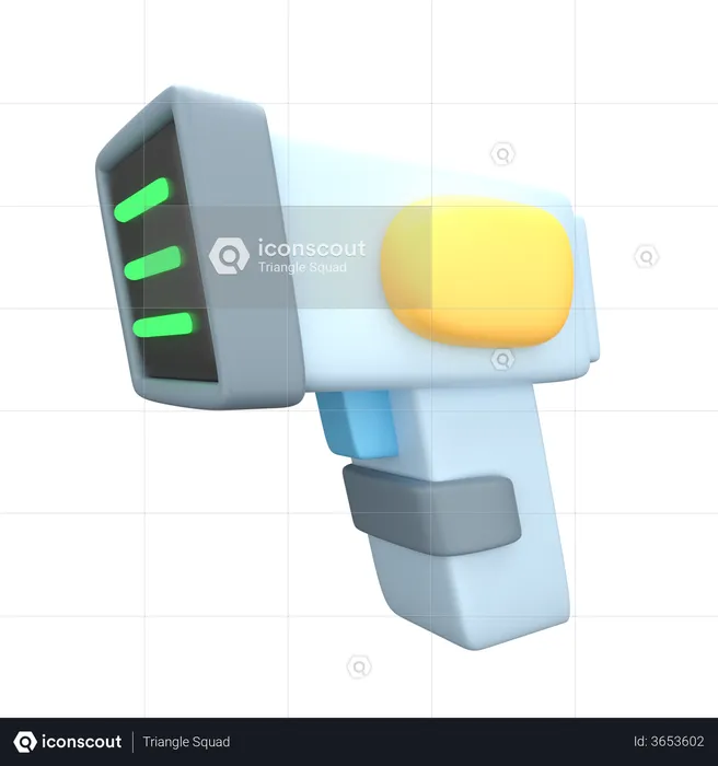 Code Scanner  3D Illustration