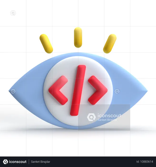 Code View  3D Icon