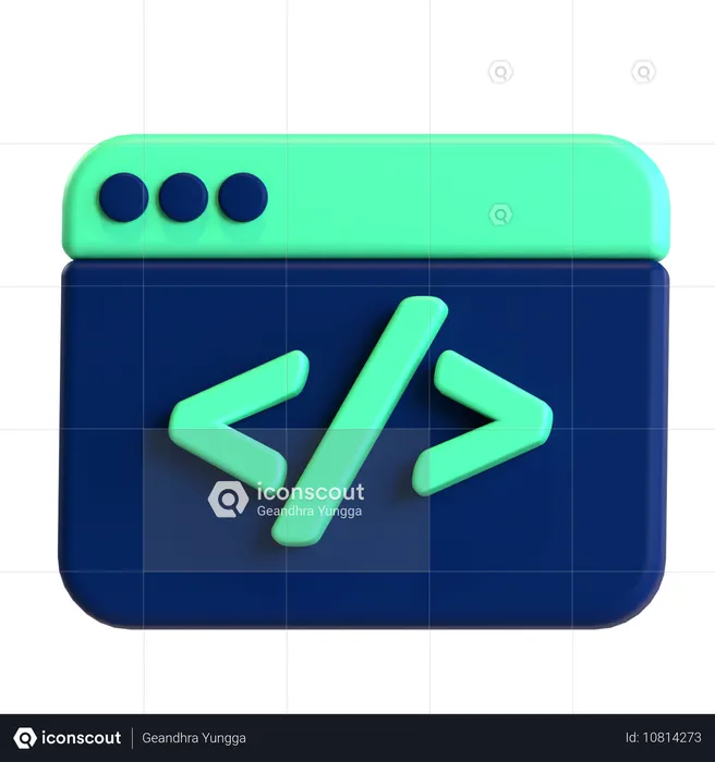 Código  3D Icon